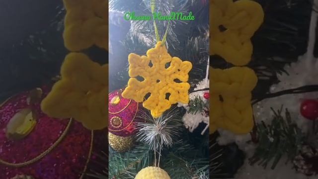 СНЕЖИНКА ЗА ПОЛЧАСА. Вязание для всех #oksanahandmade