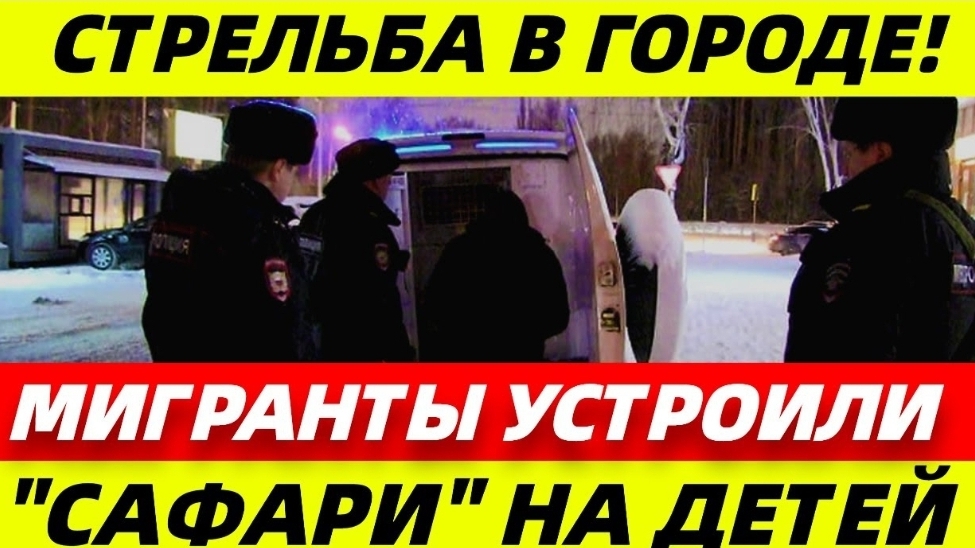 Мигранты преследовали и пугали девочек из пистолета. смотреть онлайн