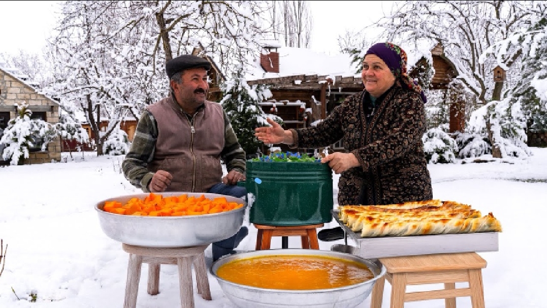 Уютная Зимняя Кухня | Турецкий Обед на Открытом Огне