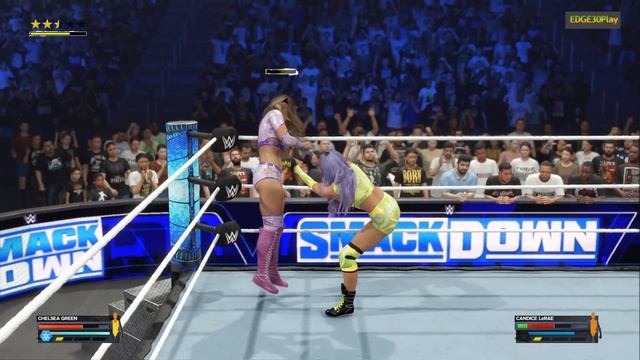 WWE2K24 CHELSEA GREEN VS CANDICE LERAE смотреть онлайн