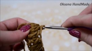 МАНИШКА КРЮЧКОМ ЗА 1 ЧАС. Мастер класс. Scarf Crochet pattern