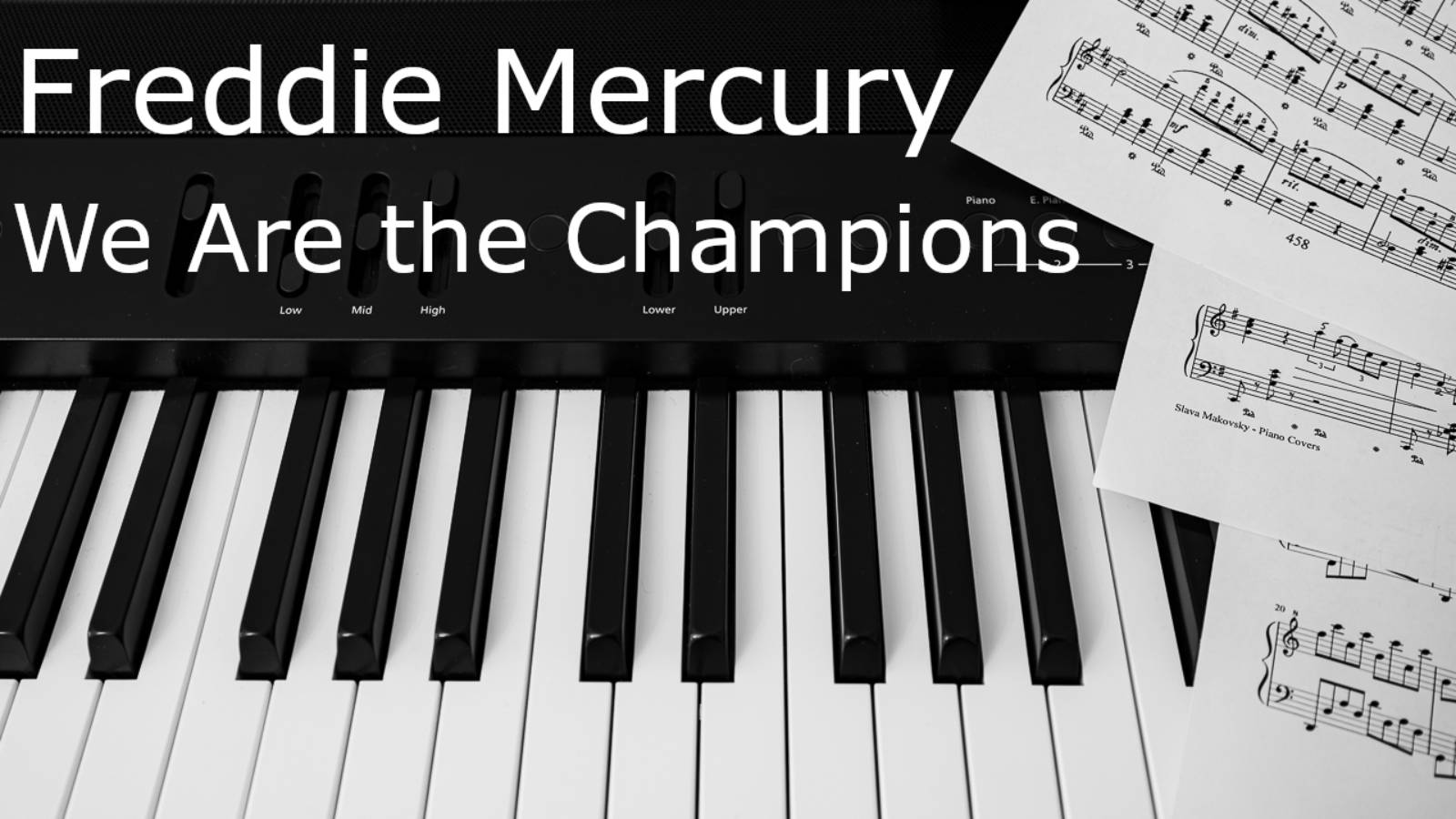 Freddie Mercury - We Are the Champions / Фредди Меркьюри - Мы — чемпионы