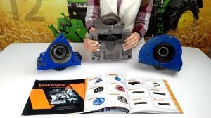 Переходная плита ПДМ для установки стартера вместо пускача на трактора МТЗ, ЮМЗ