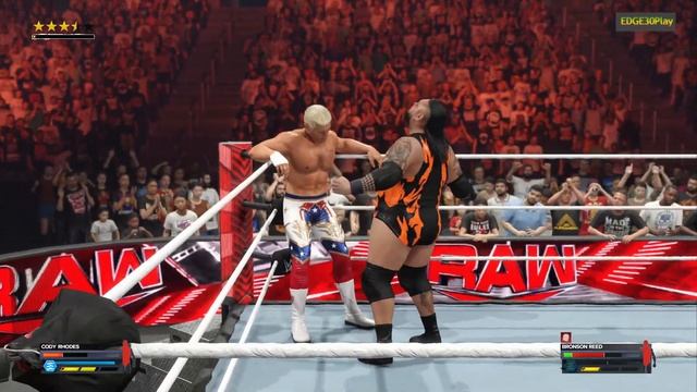 WWE2K24 CODY RHODES VS BRONSON REED смотреть онлайн