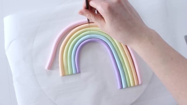 Pastel Rainbow Unicorn Baby Shower Cake Tutorial!