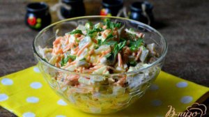 Салат с куриными желудочками