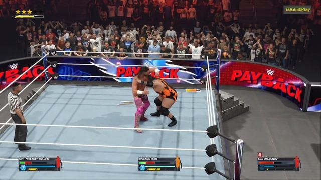 WWE2K24 SETH ROLLINS VS BRONSON REED VS ILJA DRAGUNOV смотреть онлайн