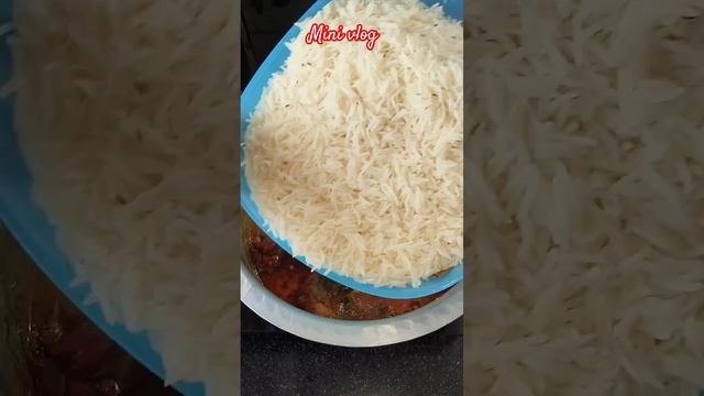 Chicken biryani #shorts#youtubeshorts#chicken#biryani#minivlog#lunch