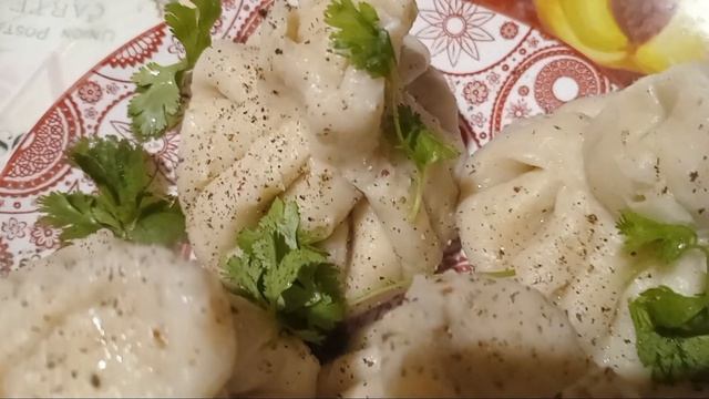 Хинкали с кинзой ☺️👌🫦👅#хинкали