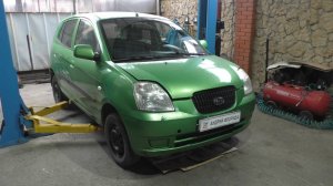 Ремонт двигателя G4HG на Киа Пиканто 1,1 Kia Picanto 2005  1часть