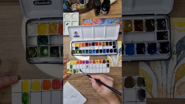 Выкраска сборной солянки из Шминке и Рембрандта с Ван Гогом. #art #arttherapy #diy #sketch #easyart