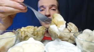 АСМР ИТИНГ ПЕЛЬМЕШЕК ASMR EATING DUMPLINGS