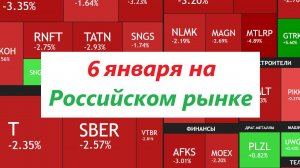 6 января ► Снижение продолжается / Татнефть последний день с Дивидендами ► ИТОГИ НЕДЕЛИ