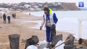 «Вместе мы сила»: жители и гости Севастополя борются с мазутом