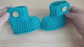 ПИНЕТКИ СПИЦАМИ НА ВОЗРАСТ 6-12 МЕСЯЦЕВ _ МАСТЕР КЛАСС