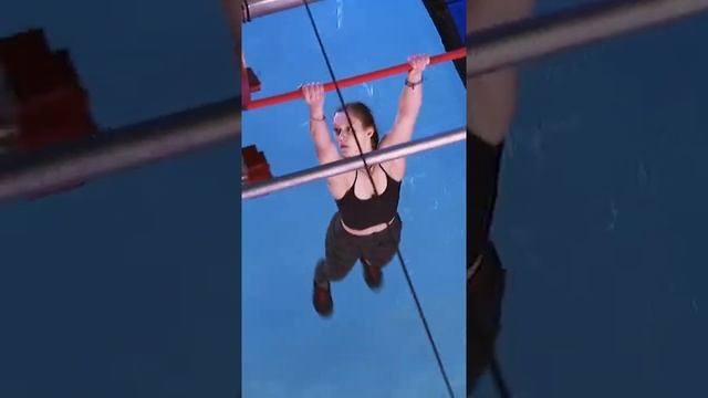 42. Jordan Carr Ninja Warrior making history as the youngest woman EVER to hit the buzzer🙌🔥💪 _ #S