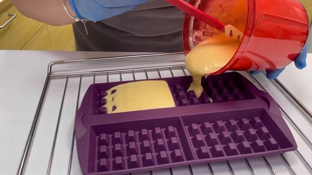 Ооочень вкусные Яблочные вафли. Силиконовая форма Вафли Tupperware.