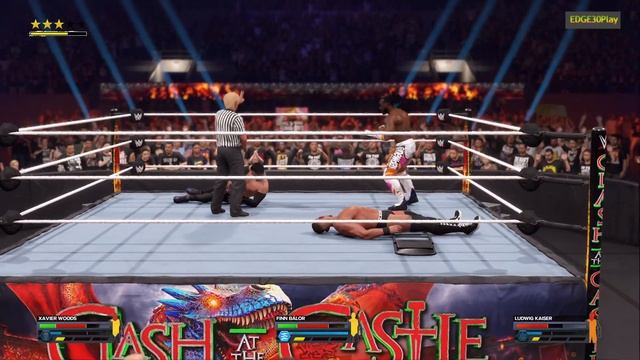 WWE2K24 XAVIER WOODS VS FINN BALOR VS LUDWIG KAISER смотреть онлайн