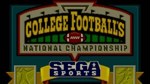 College Football's National Championship | intro Sega Mega Drive (Genesis).