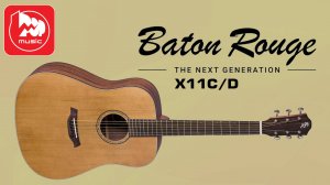 Акустическая гитара BATON ROUGE X11C/D || Удобный дредноут