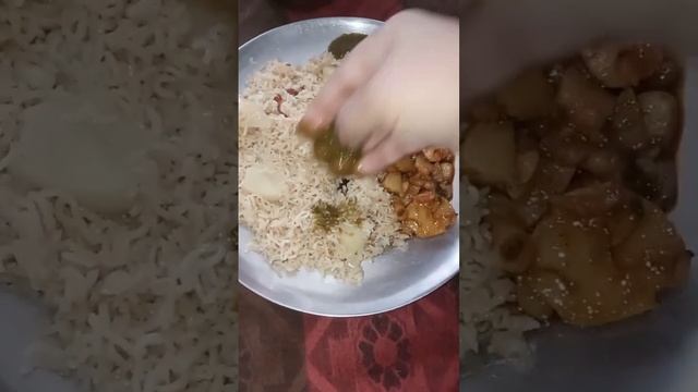 Hara dhaniye ki chatni chawal || 🍚🍙🍜 best sabzi recipe #viralvideos #shortsviral #food