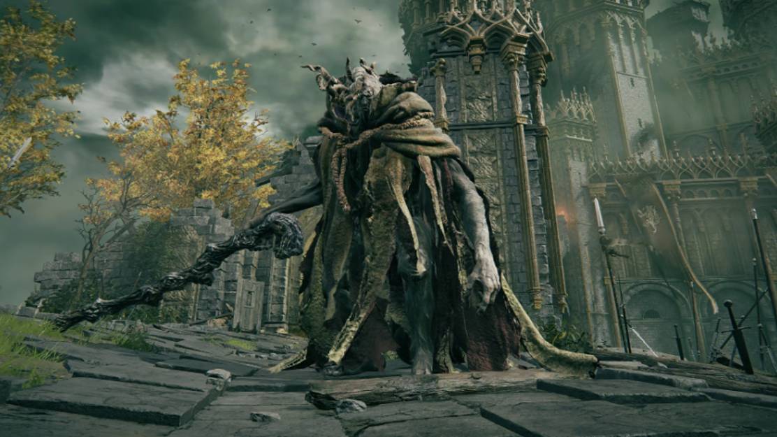 15. прохождение Elden ring, босс - Маргит, ужасное знамение