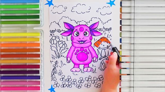 Drawing Moonzy | Рисуем Лунтика смотреть онлайн
