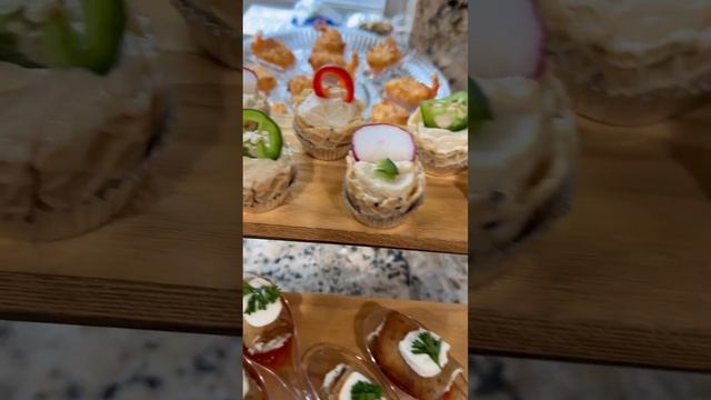 Hors d’oeuvres / finger food/ appetizers / cocktail …