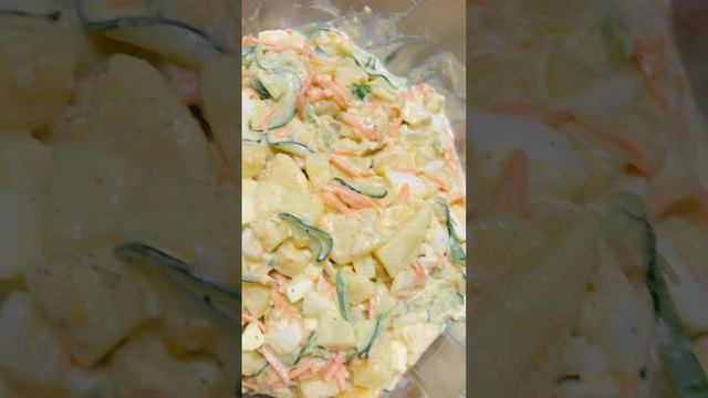 POTATO SALAD!🥔 #food #saladrecipe #video #shorts  PLEASE SUBSCRIBE TO MY CHANNEL!🙏