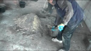 Котельная в частном доме ,часть1 , устройство цементно песчаной стяжки