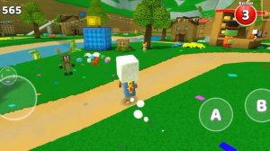 Праздник в игре Super Bear Adventure Королева Беатриса Пчела Олень Пингвин Черепаха Вечеринка