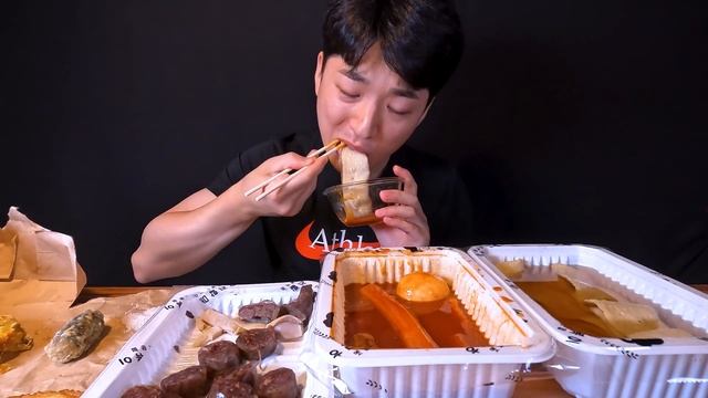 sub. 떡볶이 분식 먹방 🍱 우리할매떡볶이 가래떡, 순대, 튀김, 어묵 세트 먹방 ASMR mukbang eatingshow eatingsounds asmreating смотреть онлайн
