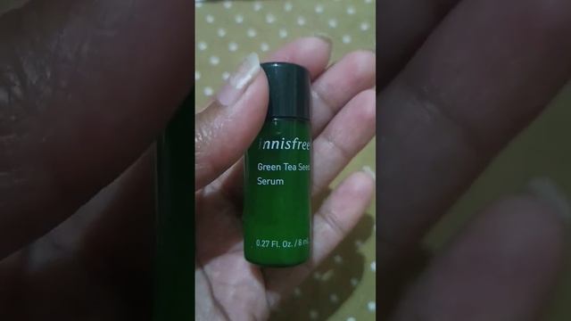 Smytten sample product at just 1 trial point #tranding #innisfree #sample #plum #oliveoil #minivlog