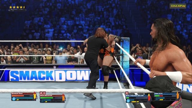 WWE2K24 BRON BREAKKER &BRONSON REED VS SETH ROLLINS & SAMI ZAYN смотреть онлайн