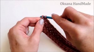 КРАСИВАЯ шапка крючком из одного мотка пряжи.