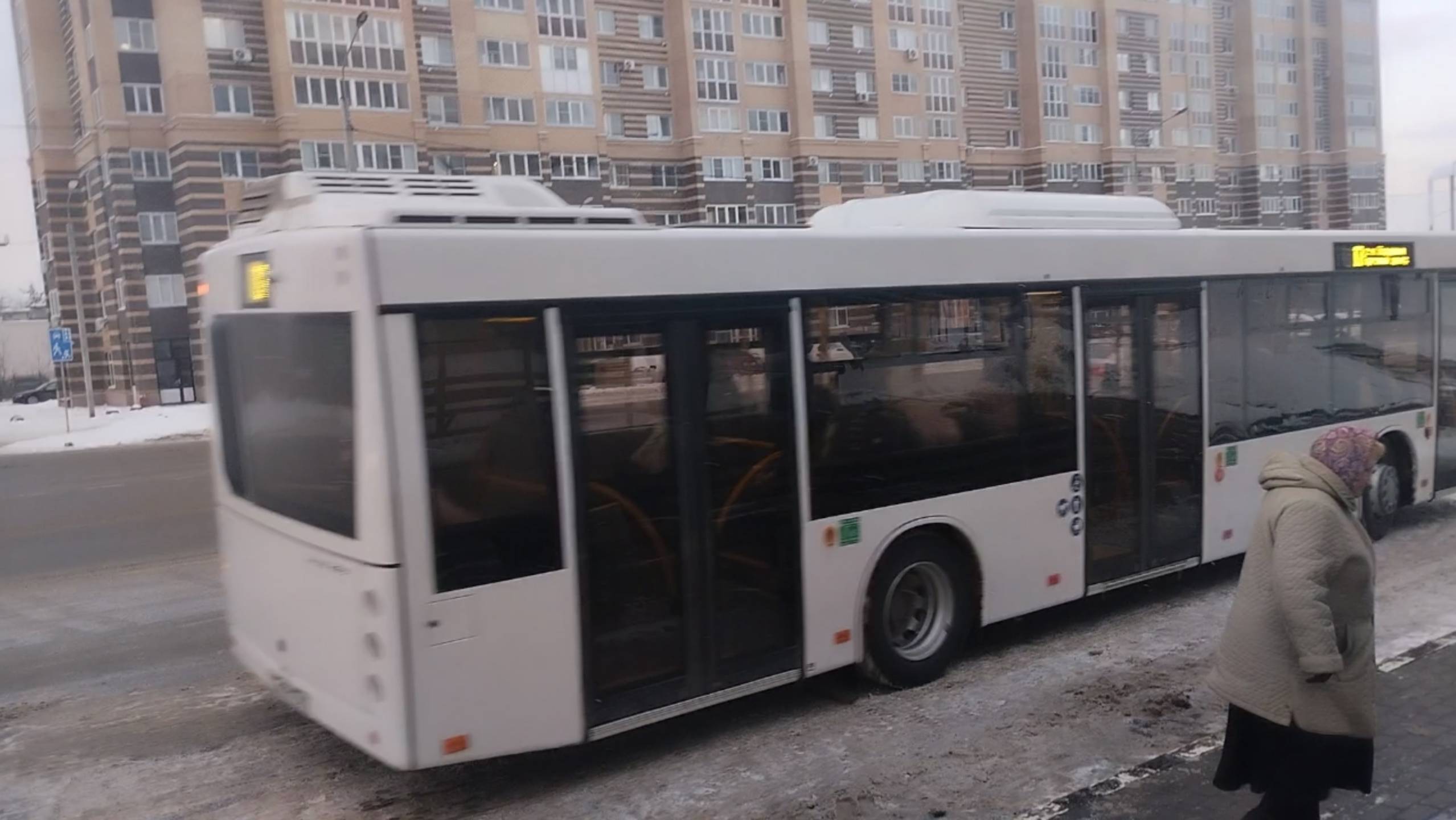 Поездка на автобусе МАЗ 203.047, маршрут 17