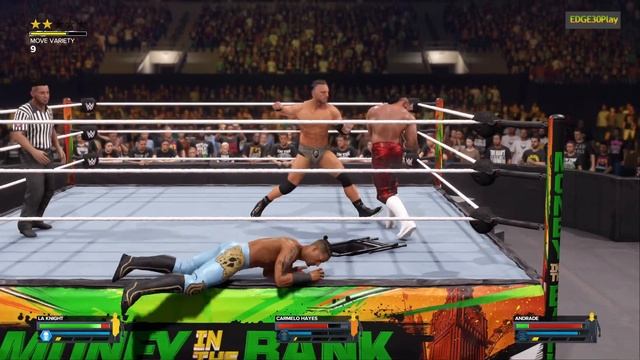 WWE2K24 LA KNIGHT (C) VS CARMELO HAYES VS ANDRADE смотреть онлайн