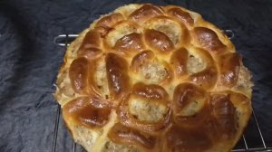 Пирог мясной, с сырым фаршем, в духовке