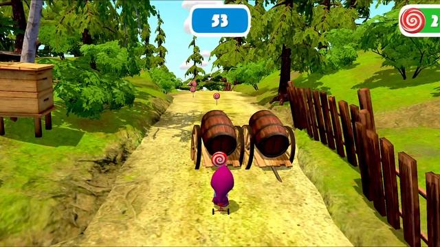 Покормить свинью Маша и медведь помидор с сахаром замутить варенье смотреть онлайн