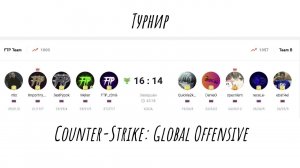 #3 Counter-Strike: Global Offensive турнир