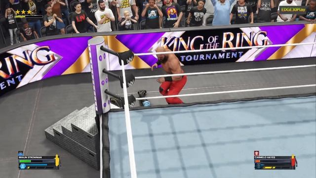 WWE2K24 BRAUN STROWMAN VS CARMELO HAYES смотреть онлайн