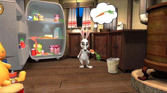 Помочь зайке собрать морковку Маша и медведь смотреть онлайн