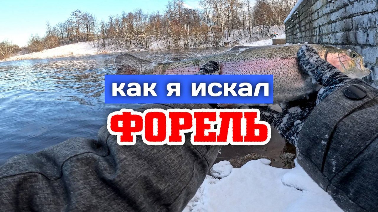 Зимние приключения: ФОРЕЛЬ - Поход за ТРОФЕЕМ. Ещё одна мечта сбылась! #микроджиг #дропшот #рыбалка