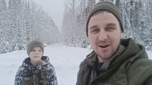 закрываем 2024 год, лоси вытоптали весь путик, поездка с приключениями