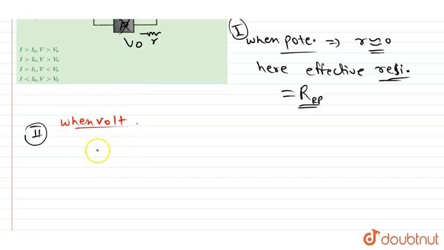 An ammeter A of finite resistance, and a resistor R are joined in series to an ideal cell C. A p...
