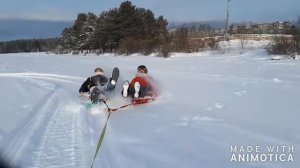 Падение с ватрушки