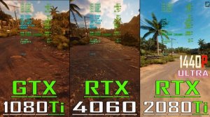 GTX 1080Ti vs RTX 4060 vs RTX 2080Ti // PC GAMES BENCHMARK TEST ||