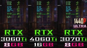 RTX 4060Ti vs RTX 3070Ti vs RTX 3060Ti - Which one is better?