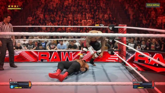 WWE2K24 SOLO SIKOA VS ROMAN REIGNS смотреть онлайн