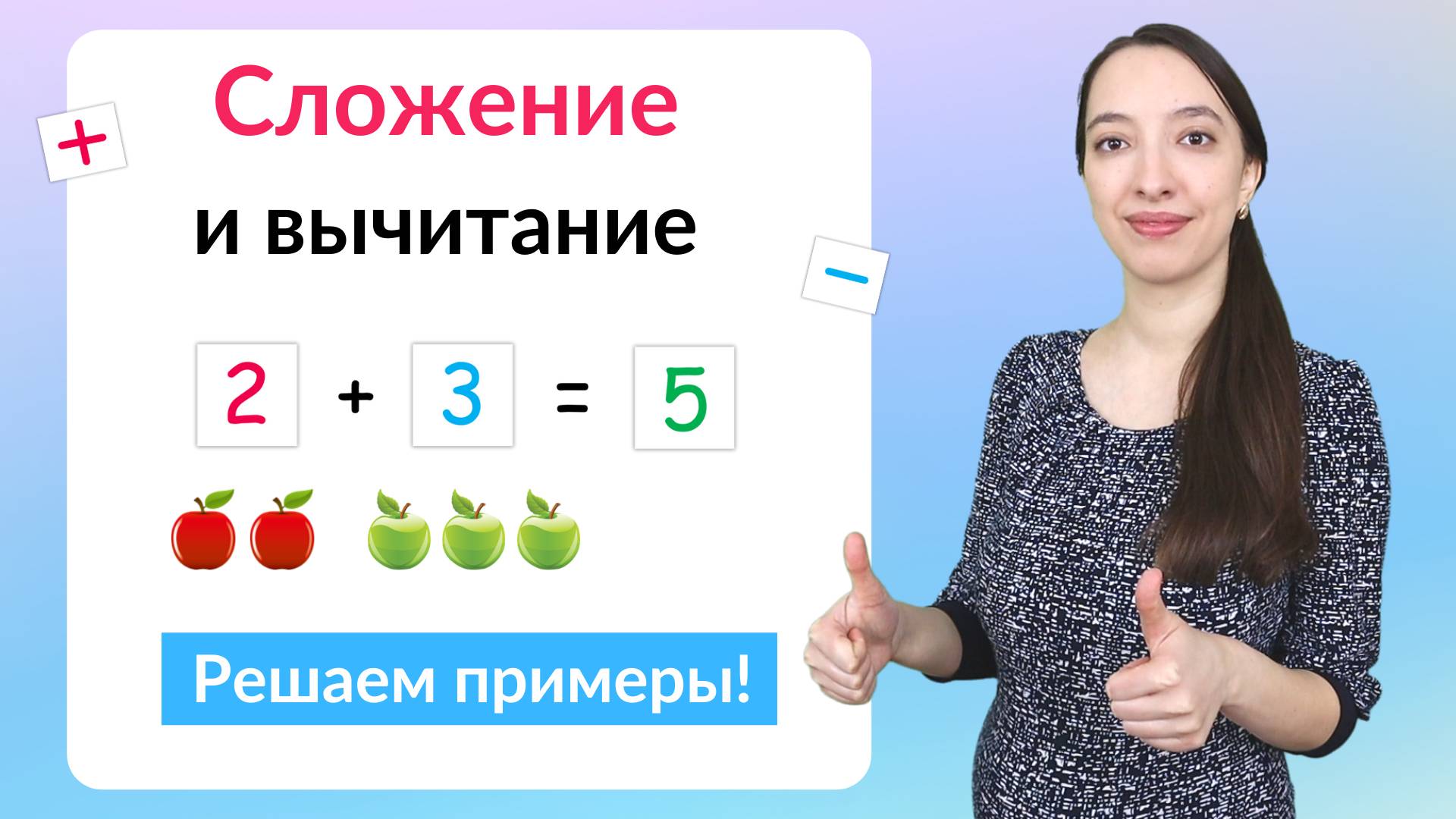 Сложение и вычитание чисел. Математика 1 класс